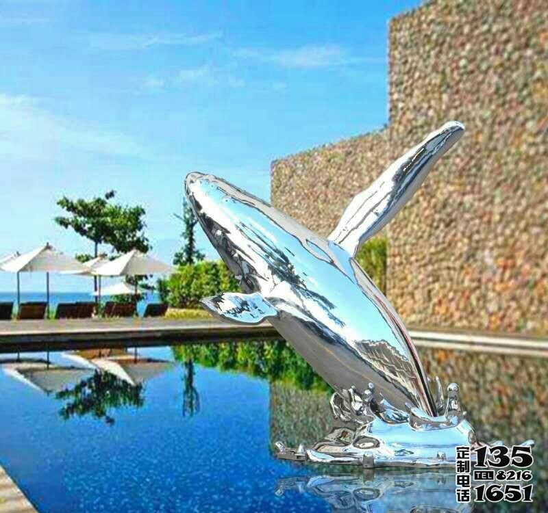 酒店擺放的跳躍的玻璃鋼鯨抽象魚(yú)雕塑 酒店擺放的跳躍的玻璃鋼鯨抽象魚(yú)雕塑