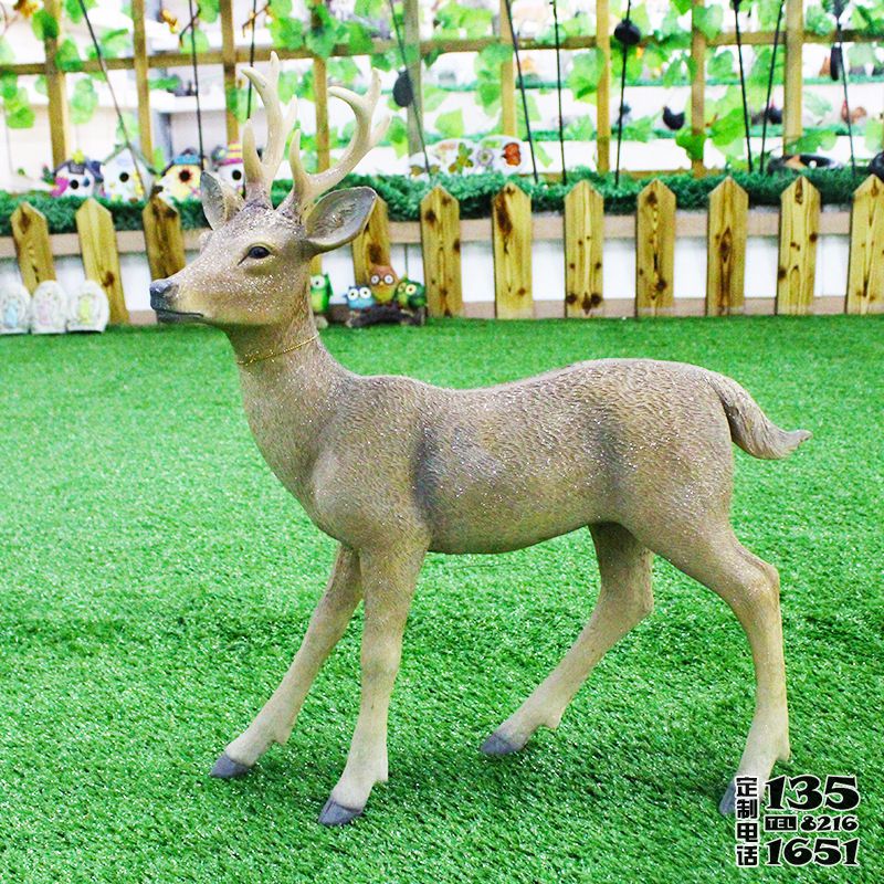 戶(hù)外園林玻璃鋼仿真動(dòng)物鹿雕塑 戶(hù)外園林玻璃鋼仿真動(dòng)物鹿雕塑
